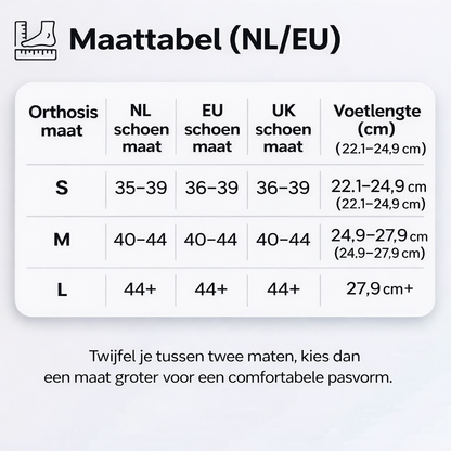 NightLift | Verlichtende Nachtbrace voor Voeten